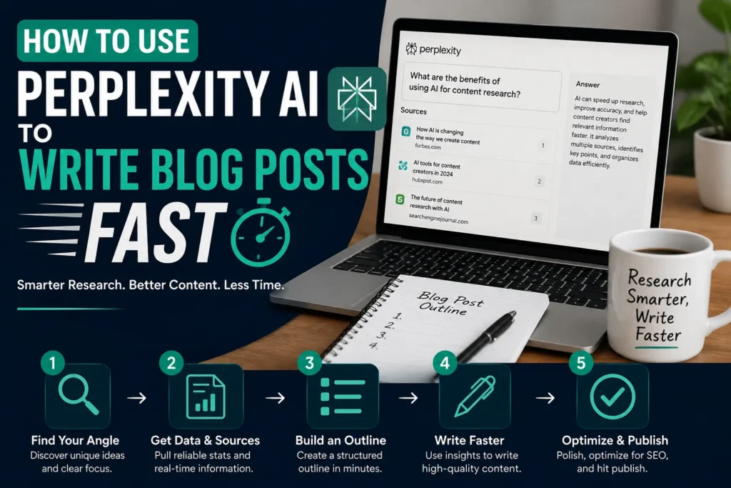 How to Use Perplexity AI to Write Blog Posts Fast